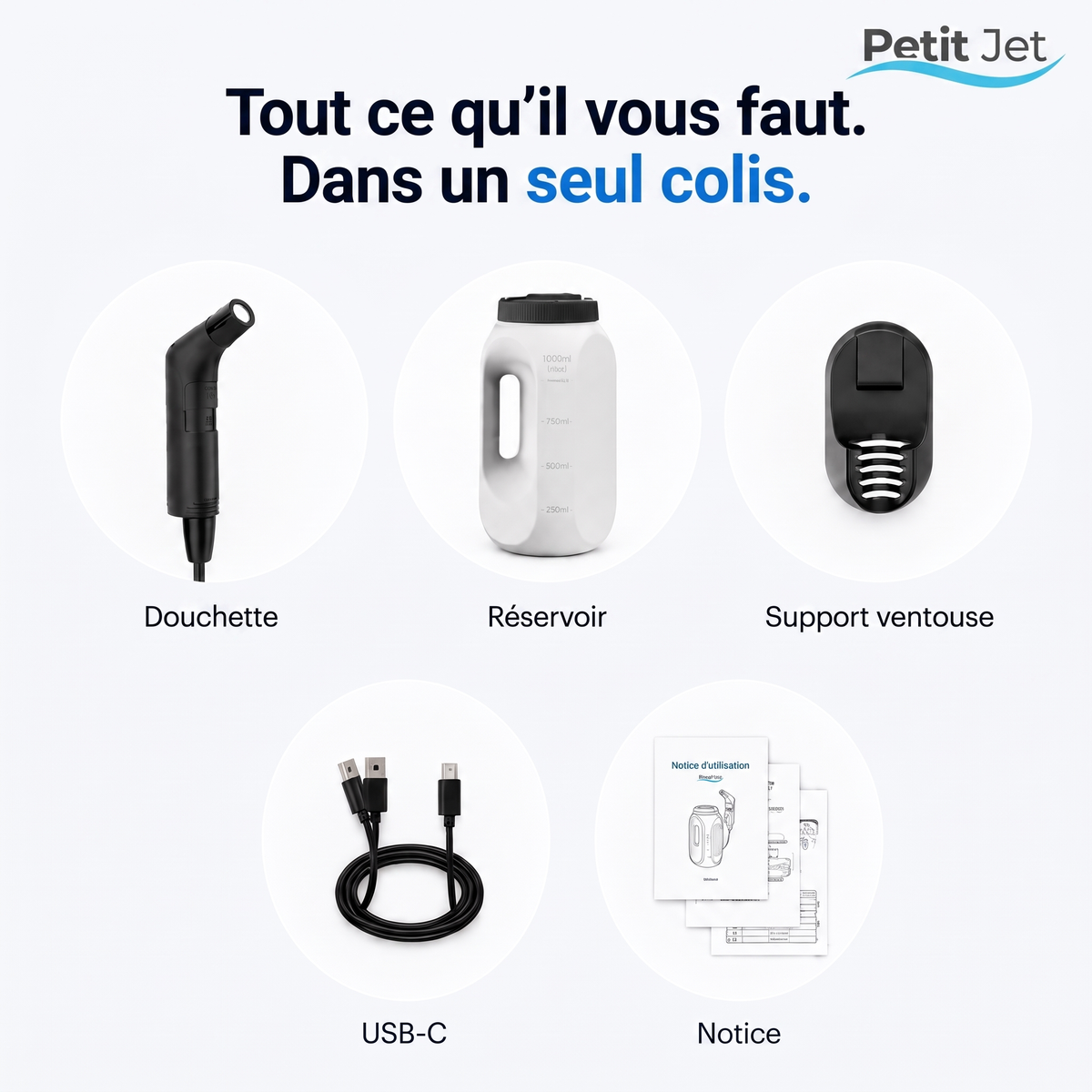 Enfin une douchette WC sans aucune installation